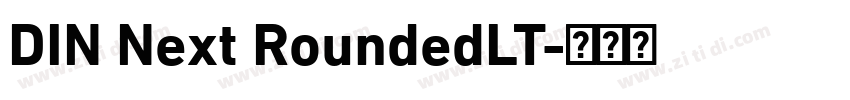 DIN Next RoundedLT字体转换